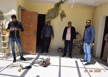 جهاز مدينة الشيخ زايد يشن حملة مكبرة لإزالة مخالفات البناء بالمدينة