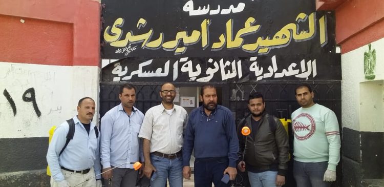 نقابتا المعلمين بالقاهرة الجديدة والبساتين تعقم مدارس تسليم شريحة التابلت للطلاب