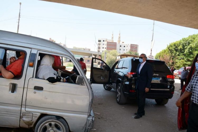 اللواء عبد الحميد الهجان محافظ القليوبية يضرب بيد من حديد على عشوائيات الشارع البنهاوي