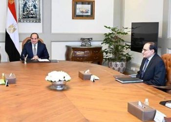 الرئيس عبدالفتاح السيسي يوجه باستمرار العمل بالمشروعات القومية مع تطبيق أعلى درجات الوقاية والرعاية الصحية للعاملين بالمواقع حفاظاً على سلامتهم