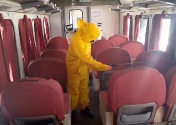 هيئة السكك الحديدية، تواصل إتخاذ كافة الاجراءات الخاصة بأعمال التعقيم والتطهير لمواجهة فيروس كورونا المستجد