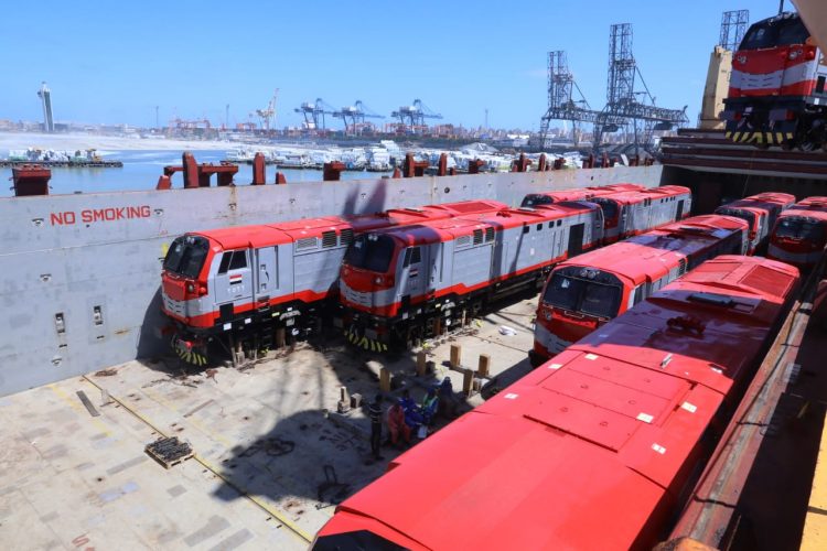 وصول السفينة BBC pearl إلى ميناء الإسكندرية وعلى متنها 20 جرار سكة حديد 1 وصول السفينة BBC pearl إلى ميناء الإسكندرية وعلى متنها 20 جرار سكة حديد