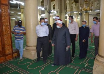 3225 مسجدا بالغربية استقبلت المصلين وسط إجراءات وقائية للحد من “كورونا”