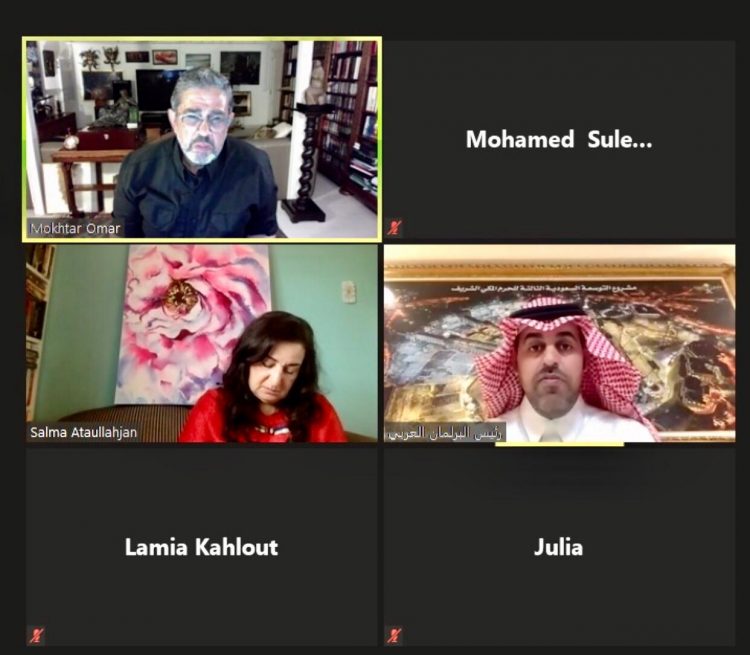 رئيس البرلمان العربي يبحث مع وفد الاتحاد البرلماني الدولي تطورات الأوضاع السياسية والأمنية في العالم العربي 1 رئيس البرلمان العربي يبحث مع وفد الاتحاد البرلماني الدولي تطورات الأوضاع السياسية والأمنية في العالم العربي