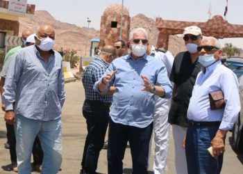 جنوب سيناء: اللواء خالد فودة يتابع مشروعات تطوير سانت كاترين