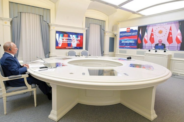 أنقرة وموسكو وطهران ينسقون لحل الأزمة في سوريا 1 أنقرة وموسكو وطهران ينسقون لحل الأزمة في سوريا