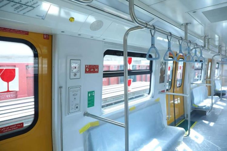 وزير النقل يعلن وصول ثاني قطارات صفقة تصنيع وتوريد 32 قطار مكيفا جديداً للعمل بالخط الثالث للمترو 1 وزير النقل يعلن وصول ثاني قطارات صفقة تصنيع وتوريد 32 قطار مكيفا جديداً للعمل بالخط الثالث للمترو