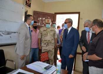 الهجان وشاهين والعربي يتفقدون لجان انتخابات الشيوخ بالقليوبية