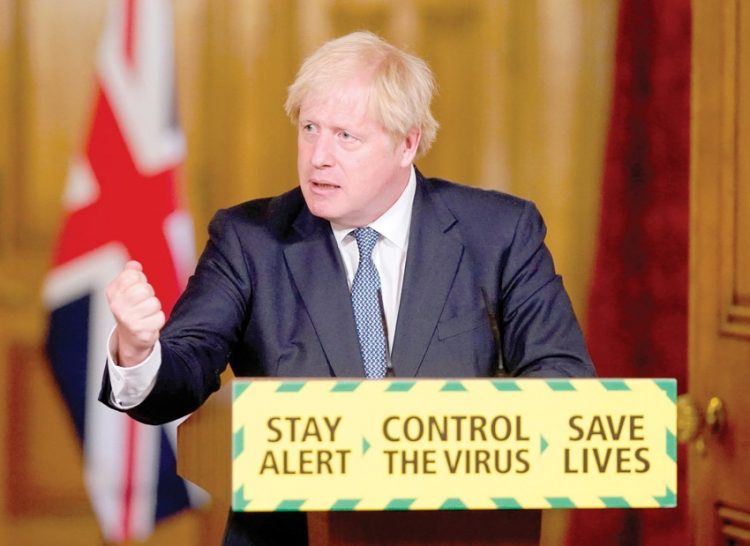 بريطانيا ترجيء رفع تدابير الإغلاق بسبب معدل ارتفاع الإصابة بكورونا