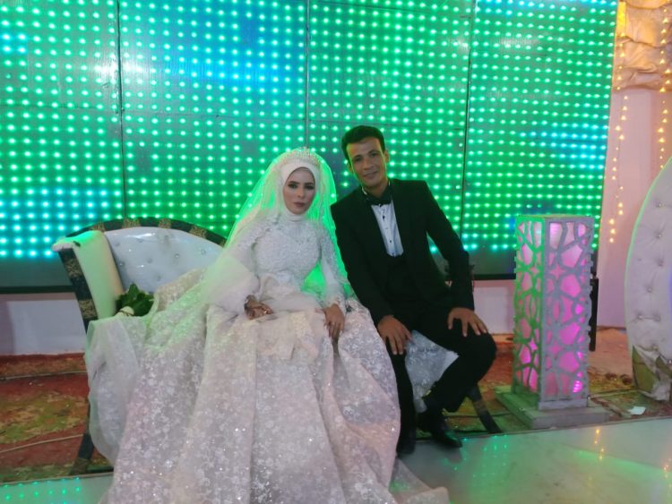 الدكتور محمد العربي يبارك زواج نادية عبده أبو رية وأسامة عسكر