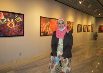 افتتاح معرض “شريط” للفنانة رانيا علام بقاعة صلاح طاهر بالأوبرا