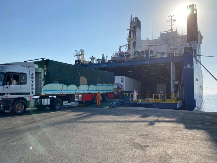 كامل الوزير يتفقد استئناف حركة بضائع الترانزيت على الخط الملاحي (سفاجا / ضبا) 1 كامل الوزير يتفقد استئناف حركة بضائع الترانزيت على الخط الملاحي (سفاجا / ضبا)