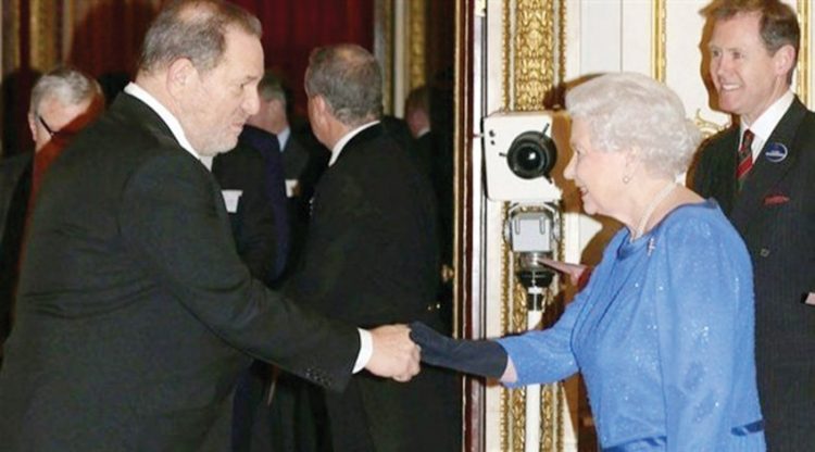 تجريد “هارفي واينستين” من أعلى لقب فخري بريطاني