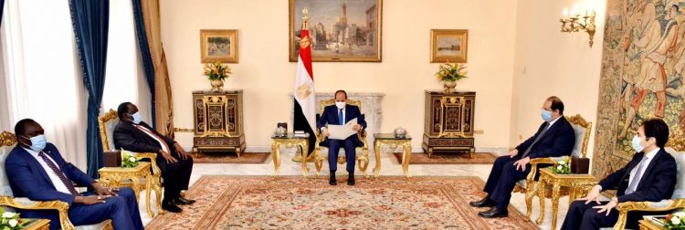 السيسي يستقبل مستشار رئيس جنوب السودان للشئون الأمنية لبحث عدد من القضايا الإقليمية