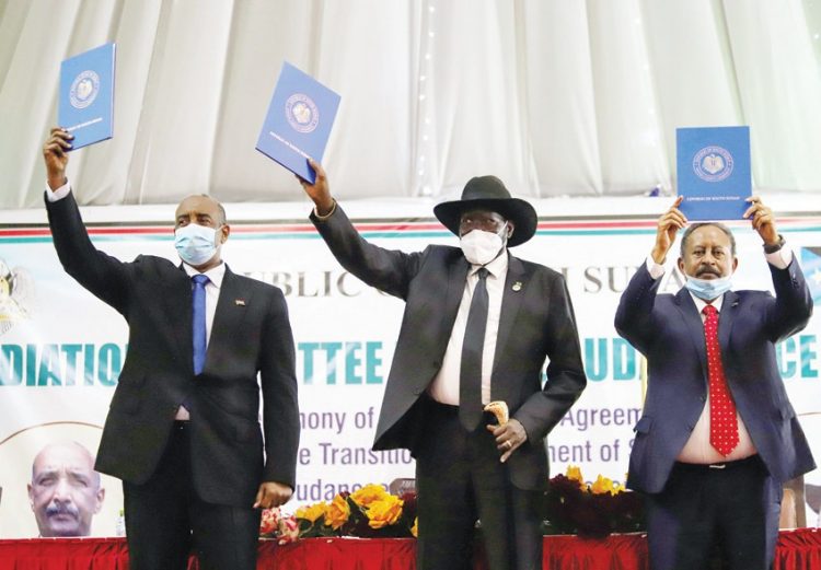 احتفال رسمي باتفاق بين الحكومة السودانية ومجموعات متمردة في جوبا 1 احتفال رسمي باتفاق بين الحكومة السودانية ومجموعات متمردة في جوبا