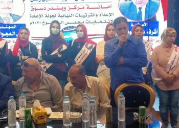 لقاء جماهيرى لأمانة مركز وبندر دسوق لدعم مرشحي الحزب للشيوخ
