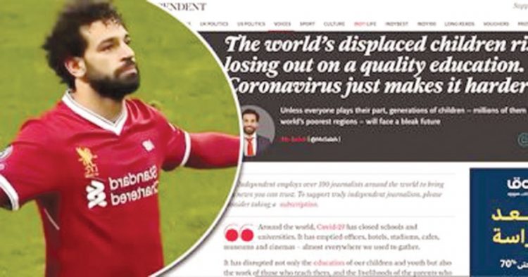 محمد صلاح: أجيال من الأطفال الفقراء يواجهون مستقبلا قاتما 1 محمد صلاح: أجيال من الأطفال الفقراء يواجهون مستقبلا قاتما