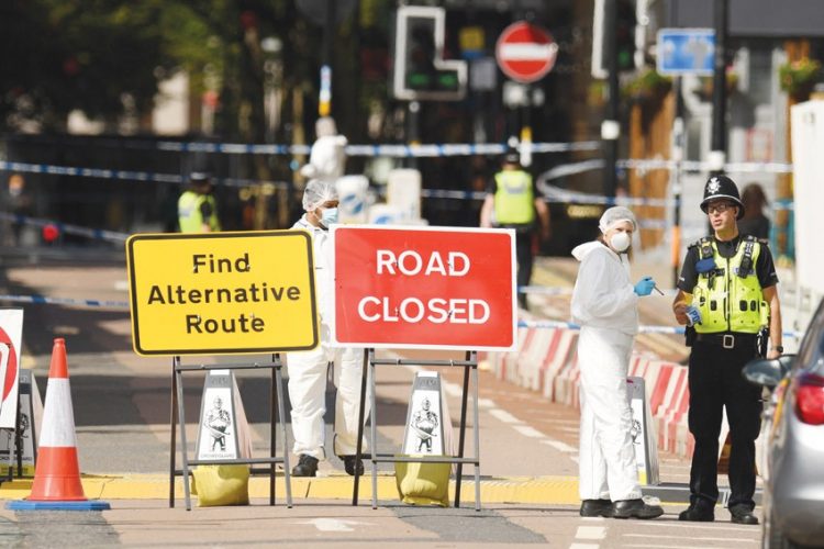 (قتيل وسبعة جرحى في هجمات بسكين في مدينة برمنجهام البريطانية) برمنجهام 1 (قتيل وسبعة جرحى في هجمات بسكين في مدينة برمنجهام البريطانية) برمنجهام