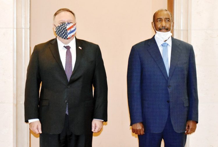 بومبيو يعتزم حل الخلاف مع السودان قبل الانتخابات الأمريكية 1 بومبيو يعتزم حل الخلاف مع السودان قبل الانتخابات الأمريكية