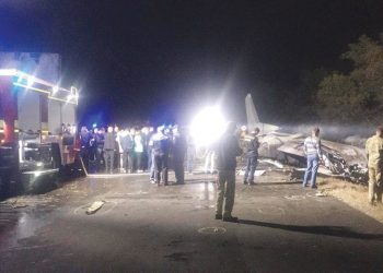 مقتل 26 شخصا جراء تحطم طائرة نقل عسكرية في أوكرانيا