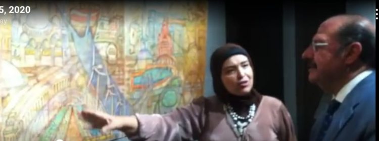 افتتاح معرض “مصريات” للفنانة الدكتورة منى رجب