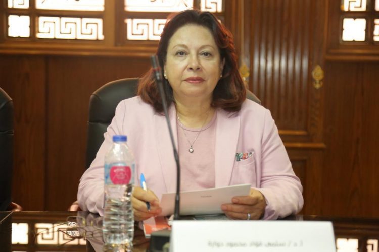 أرملة الفريق محمد العصار وزير الانتاج الحربي السابق في ذمة الله