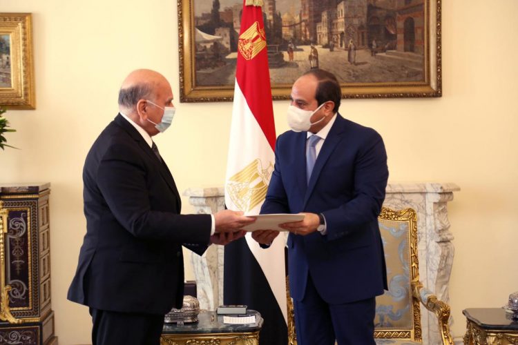 الرئيس السيسي: مصر داعمة لكل ما من شأنه تحقيق مصالح العراق وفي مقدمتها أمنه واستقراره