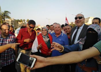 الآلاف من أهالى كفر الشيخ يشاركون فى ذكرى نصر أكتوبر ودعم الرئيس