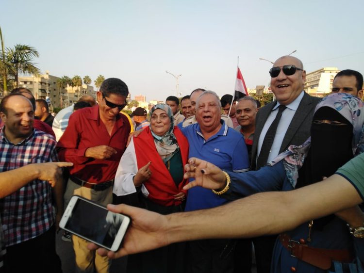 الآلاف من أهالى كفر الشيخ يشاركون فى ذكرى نصر أكتوبر ودعم الرئيس