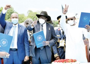 توقيع اتفاق سلام بين الحكومة السودانية والمتمردين