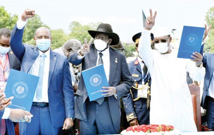 توقيع اتفاق سلام بين الحكومة السودانية والمتمردين