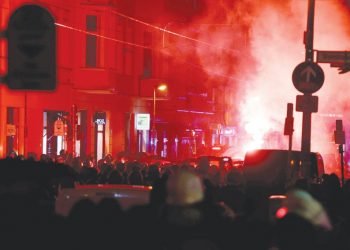 تظاهرات عنيفة في برلين إثر إخلاء مبنى يشغله ناشطون يساريون