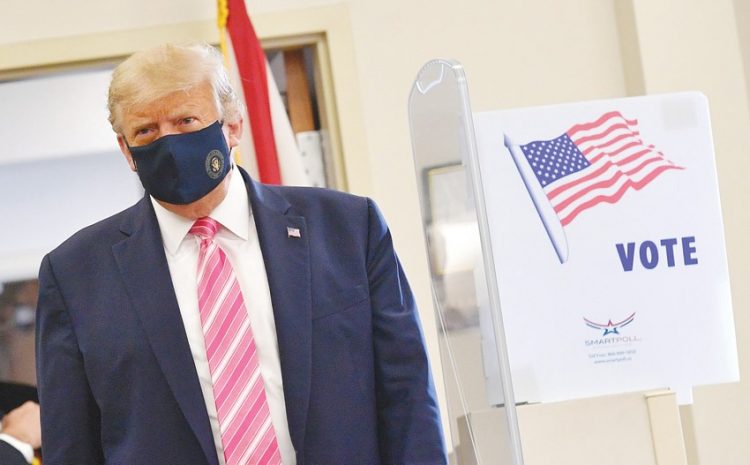 دونالد ترامب يدلي بصوته في فلوريدا في الانتخابات الرئاسيّة