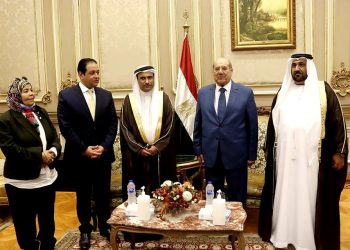 رئيس مجلس الشيوخ يلتقي رئيس البرلمان العربي