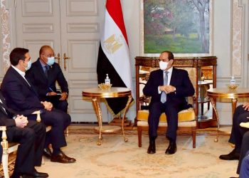 السيسي يلتقي رئيس حزب سيريزا اليوناني للتشاور إزاء مجمل التطورات الإقليمية