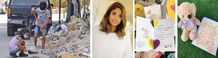 رسائل أمل ومواساة من أطفال البحرين لأطفال بيروت