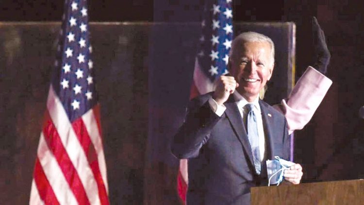 بايدن رئيسا للولايات المتحدة..وترامب يحذر من فوز "مزيف" 1 بايدن رئيسا للولايات المتحدة..وترامب يحذر من فوز “مزيف”