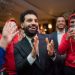 نجم نادي ليفربول الإنجليزى محمد صلاح يحتفل بزفاف شقيقه