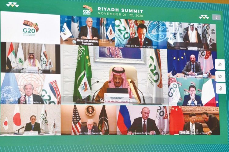 “قمة العشرين” تنطلق بالرياض في ظل تهديدات كورونا