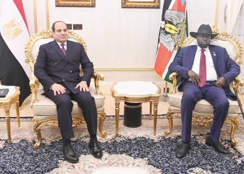 السيسي وسلفا كير يؤكدان أهمية التوصل إلى اتفاق ملزم ومتوازن حول سد النهضة