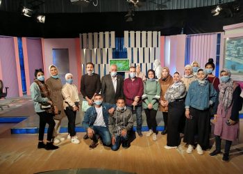 جولة لطلاب الإعلام بمبنى إذاعة وتليفزيون القناة بالإسماعيلية
