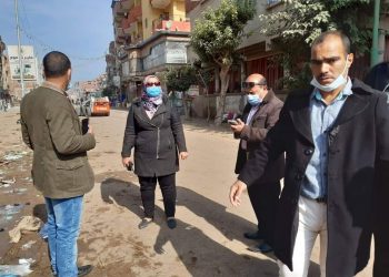 حملة لإزالة الأسواق اليومية والمواشي ببسيون