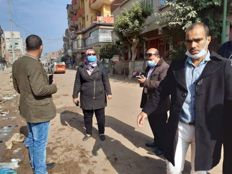 حملة لإزالة الأسواق اليومية والمواشي ببسيون