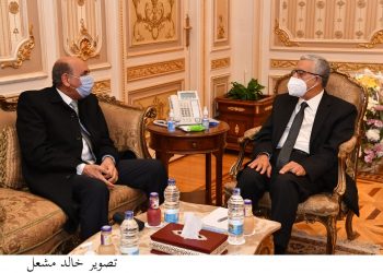 رئيس مجلس الدولة يهنئ المستشار الدكتور حنفى جبالى بتوليه رئاسة مجلس النواب