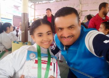 اللاعبة ساجدة وائل الهرميل تفوز بالمركز الثاني في بطولة الكاراتيه للبراعم بطنطا