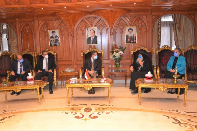 محافظ الغربية يزور مطرانية طنطا لتقديم التهنئة بعيد الميلاد 1 محافظ الغربية يزور مطرانية طنطا لتقديم التهنئة بعيد الميلاد
