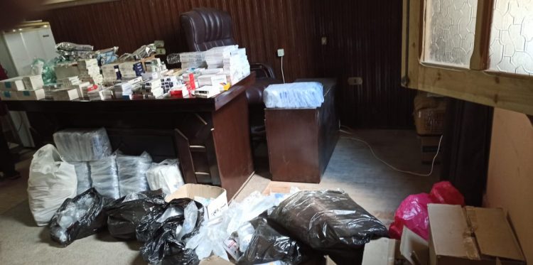 صحة الغربية تشن حملة مكبرة لضبط الأدوية والمستلزمات الطبية الغير مسجلة بالمحلة