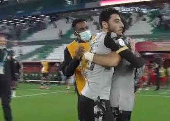 أفراح جماهير الأهلي والجهاز الفني بتخطي الدحيل والتأهل لمواجهة البايرن