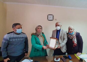 منظمه اليونيسيف تكرم الدكتور عبد الناصر حميدة  وكيل وزارة الصحة بالغربية