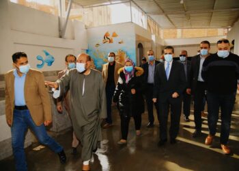 محافظ الغربية يفتتح مسجدين بتكلفة ٣ مليون جنيه ويتفقد السوق النموذجي ببسيون .